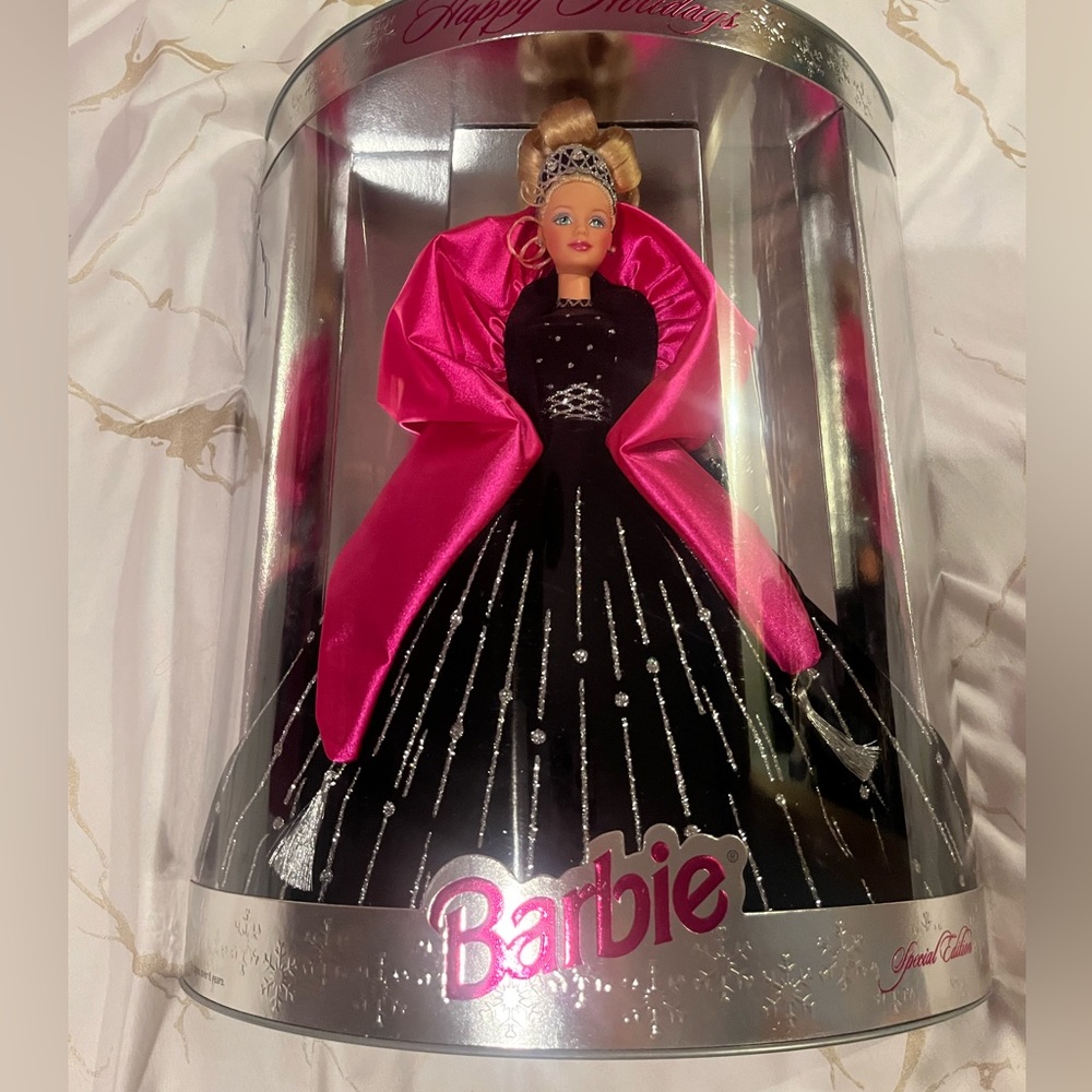 Mattel 1998 happy holidays barbie